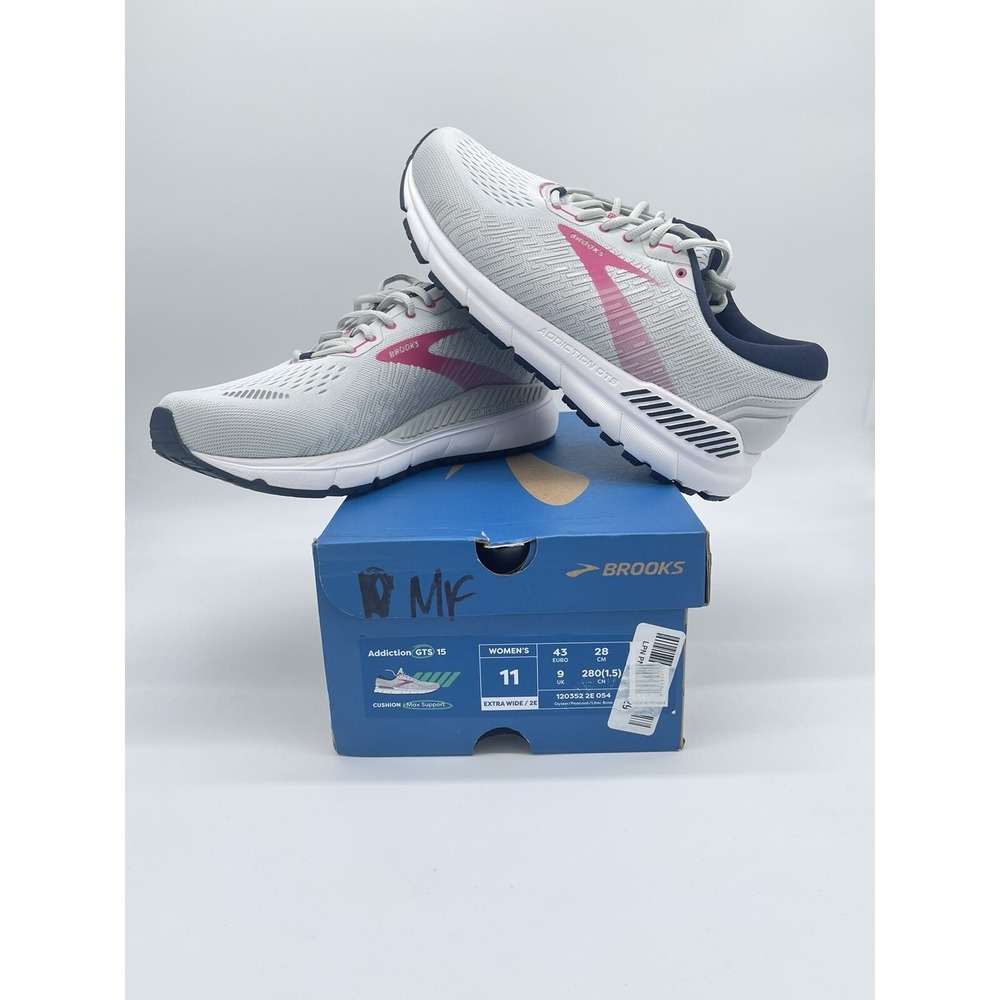 Brooks Women's Addiction GTS 15 Supportive Running Shoes SIZE 11 X-Wide 2E